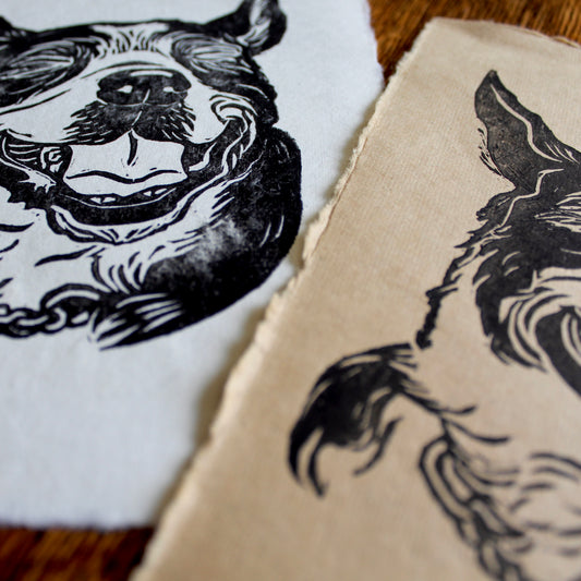 Pet portrait Custom Stamp Service