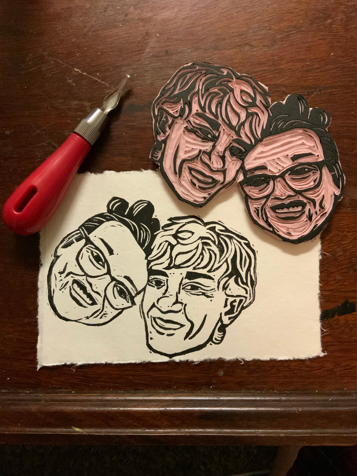 Family Portrait Custom Stamp