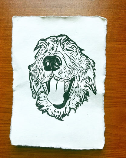 Pet portrait Custom Stamp Service