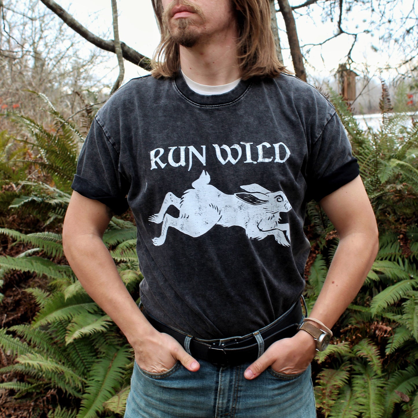 Run Wild Tshirt Black