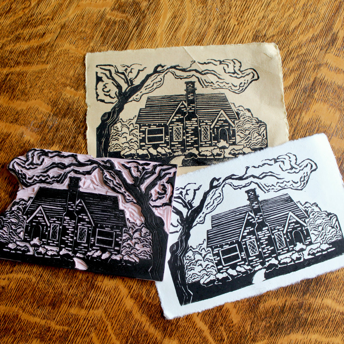 Welcome Home Custom House Stamp
