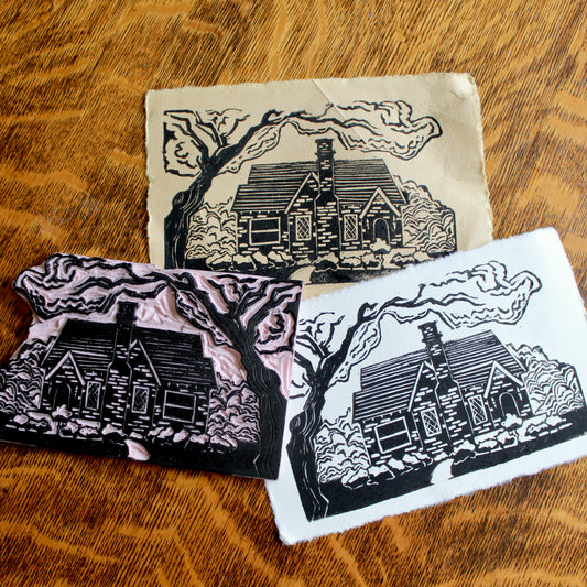 Welcome Home Custom House Stamp