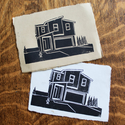 Welcome Home Custom House Stamp