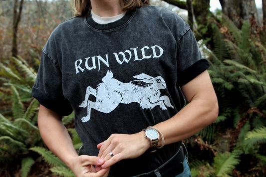 Run Wild Tshirt Black
