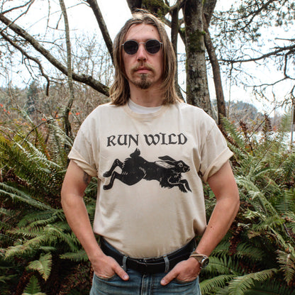 Run Wild Tan Tshirt