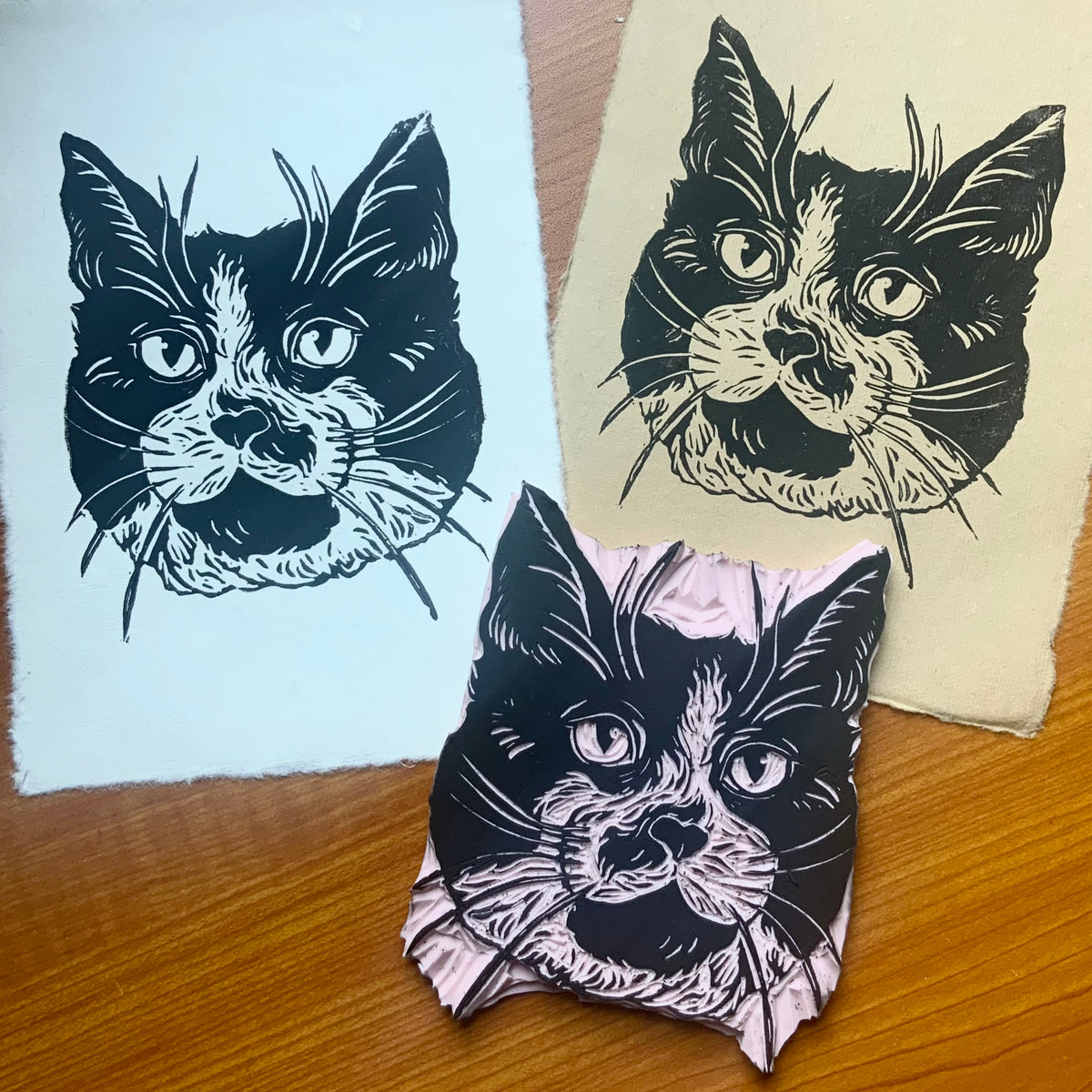 Pet portrait Custom Stamp Service
