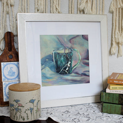 Starlight Teacup 8x8 Art Print