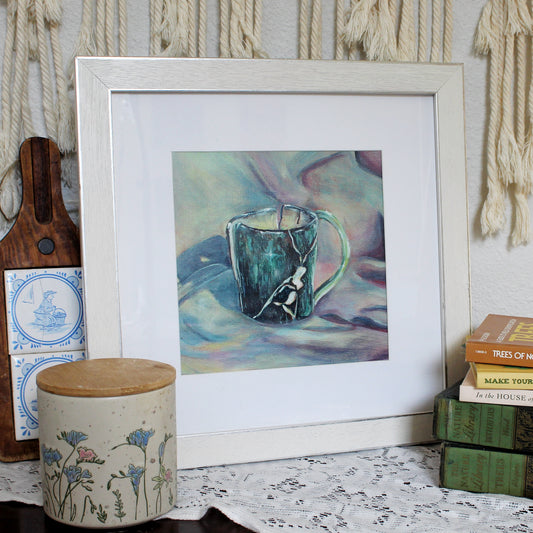 Starlight Teacup 8x8 Art Print