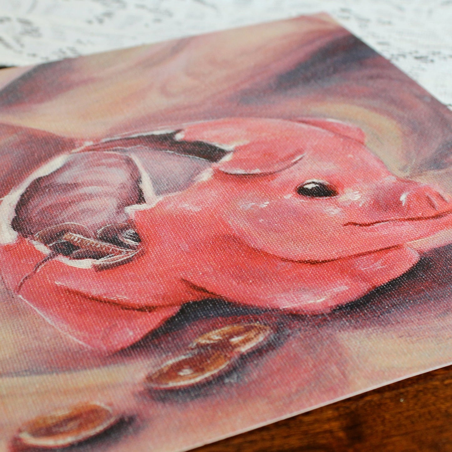 Broken Piggy Bank Art Print