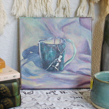 Broken Starry Mug Original Painting